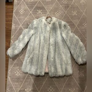 Vintage faux fur women’s coat